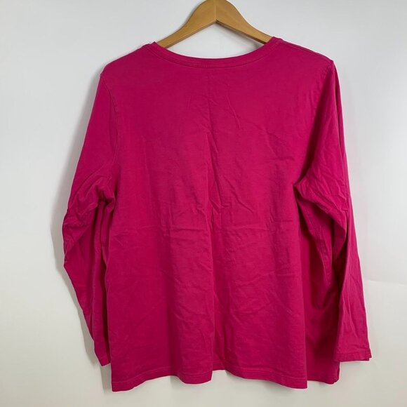 Land's End Women's Relaxed Supima Cotton (Lot of 3) Long Sleeve T-Shirt‎ SZ 1X - Picture 5 of 13
